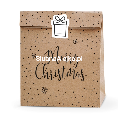 torebki na prezenty Merry Xmas Kraft.jpg
