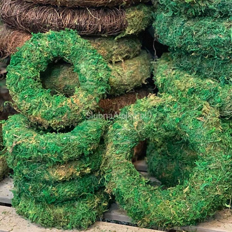wianek z mchu naturalny .jpg