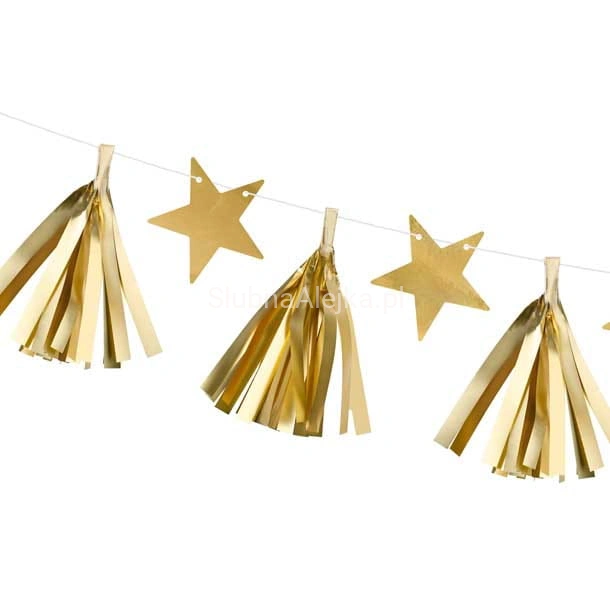 girlanda zlote gwiazdy i fredzle.jpg