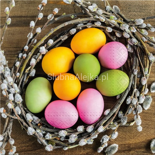 serwetki wielkanocne jajka i bazie.jpg