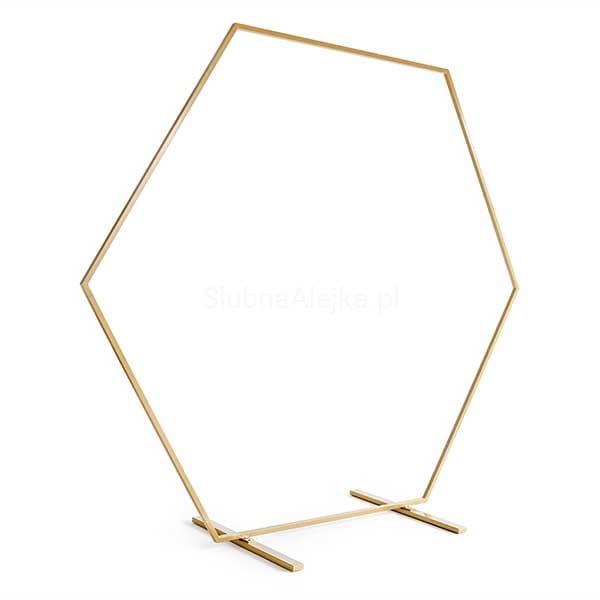 stojak hegsagon złoty.jpg