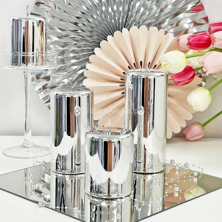 swieca lustarzana pienkowa srebrna.jpg