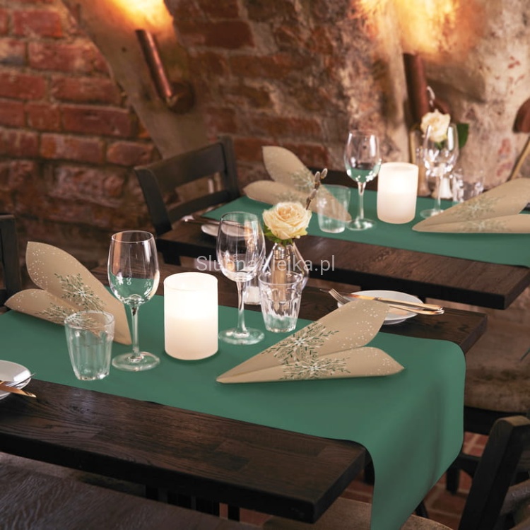 BIEŻNIK FLIZELINOWY duni butelkowa zielen.jpg