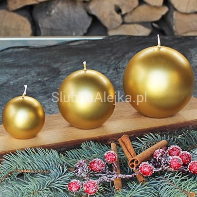 świece kule metaliczne złote 3 szt..jpg