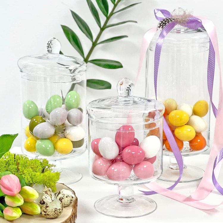 szklana bombonierka na candy bar uniwersalna zestaw 3 szt. niski n.jpg