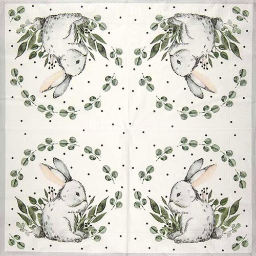 serwetki zajac wielkanocny i eukaliptus.jpg