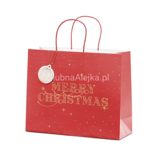 torebka merry christmas bordowa.jpg