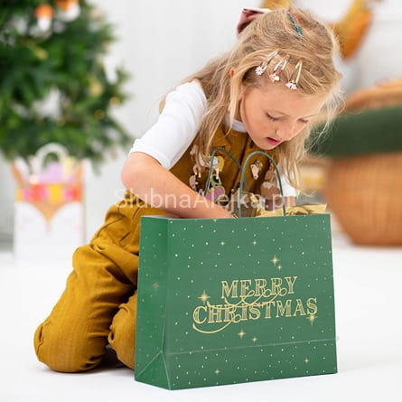 torebki na prezenty butelkowa zielen.jpg