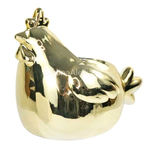 Kurka ceramiczna złota .jpg