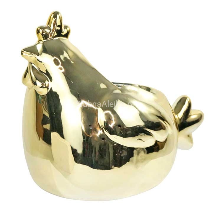 Kurka ceramiczna złota .jpg