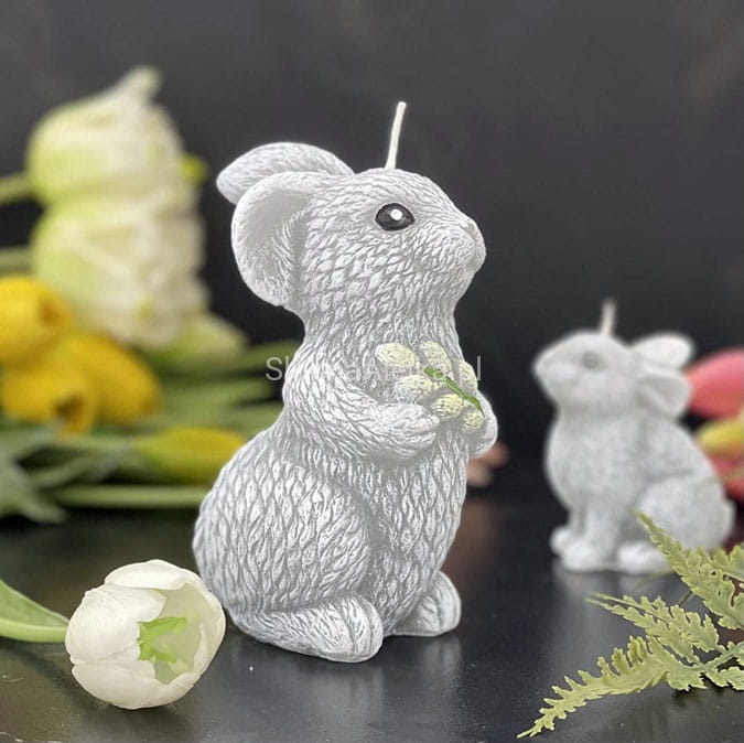 zajaczek wielkanocny szary 14cm.jpg