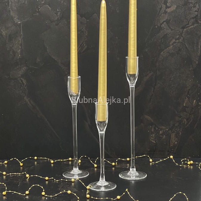 swiecznik szklany stozkowy 20 cm 3.jpg