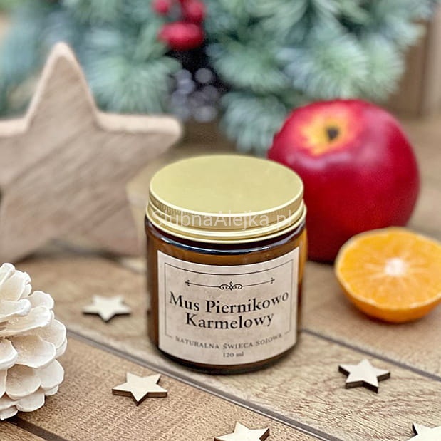 naturalna swieca sojowa z drewnianym knotem mus piernikowo.jpg