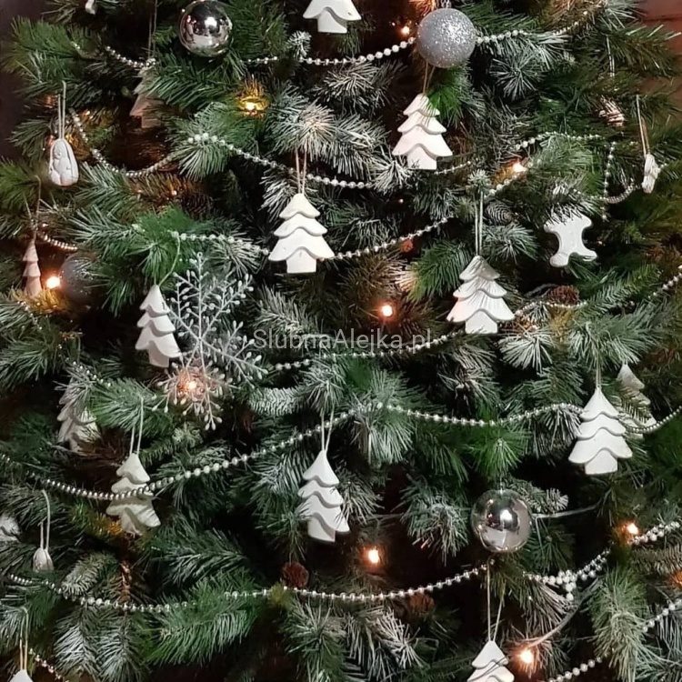 girlanda lancuch na choinkę koraliki srebrne.jpg