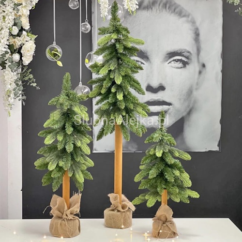 Choinka na Naturalnym Pniu Oslo PE Green.jpg