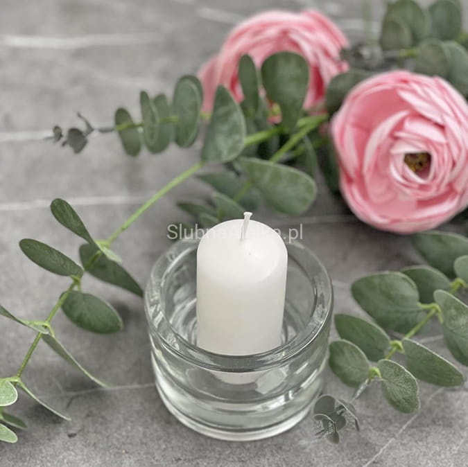 Świecznik Szklany 2 w 1 na Świece Pieńkowe.jpg