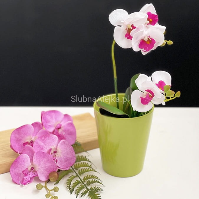 oslonka na doniczkę storczykowka pastelowa wiosenna zieleń.jpg