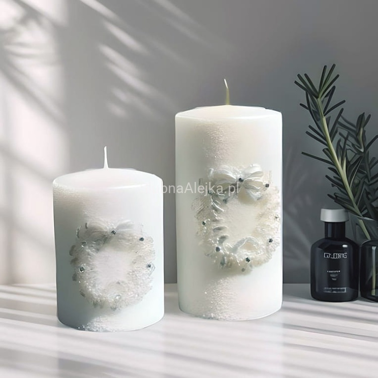 swieca wianek glamour bialy 2.jpg