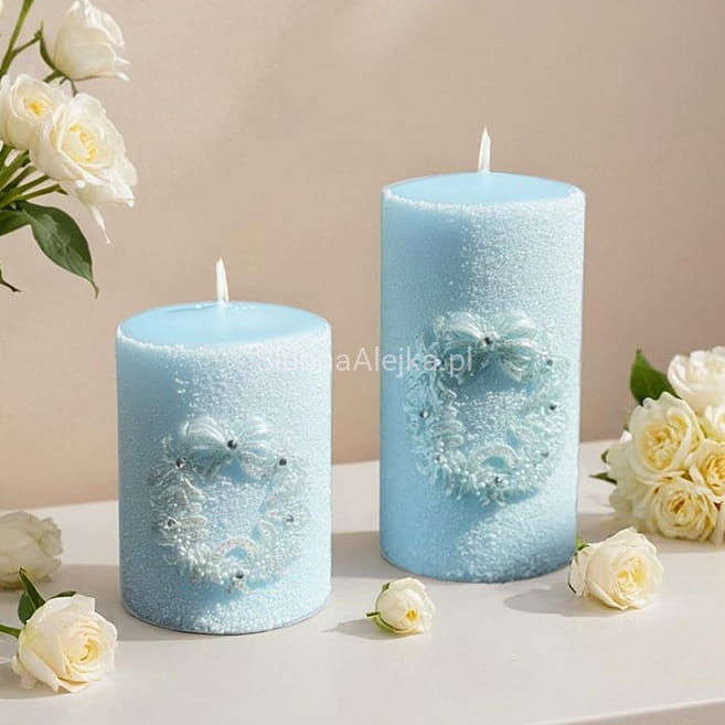 swieca wianek glamour blekitna2.jpg