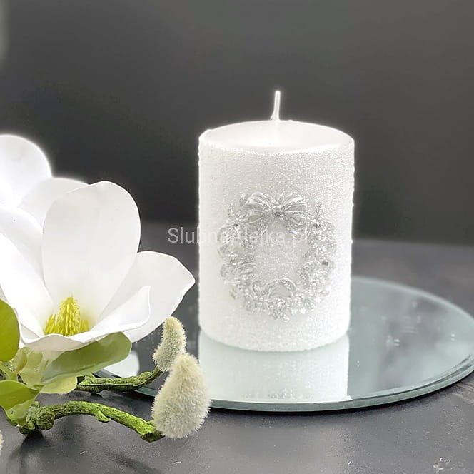 swieca glamour pienkowa 10 cm biala.jpg