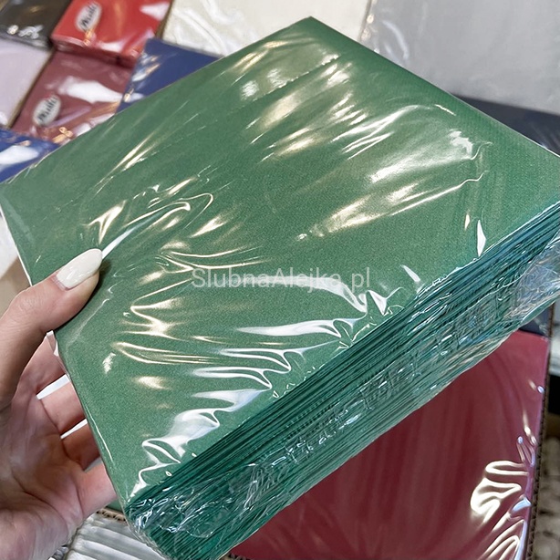 serwetki softpoint Tissue Butelkowa Zieleń 50 szt.2.jpg