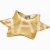 Patera Świąteczna Metalowa Gwiazdka Złota 26 cm 3.jpg
