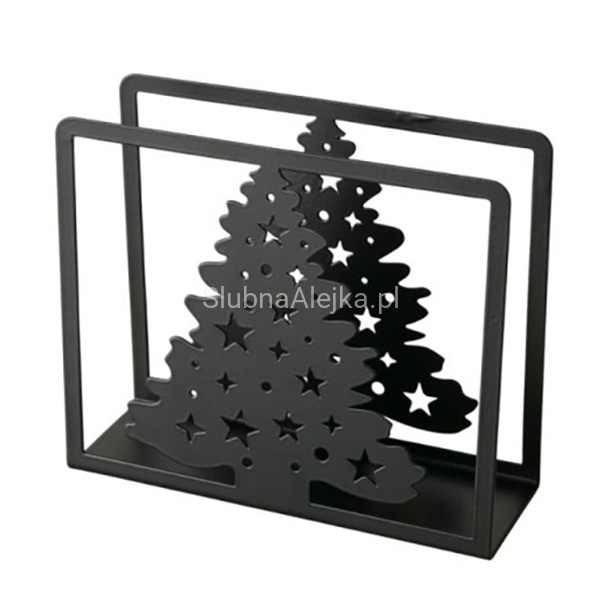 serwetnik metalowy ażurowa choinka.2.jpg