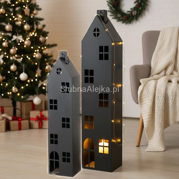 Latarnie metalowe domki komplet 2 szt. 44.jpg