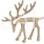 Figurka Metalowa Renifer Złoty Duży 16 cm 2.jpg