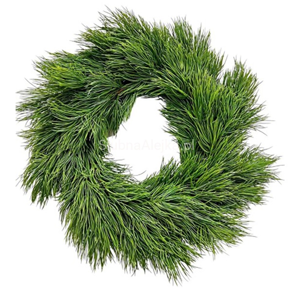 Wianek Świąteczny Sztuczny Sosna Zilona 56 cm.jpg