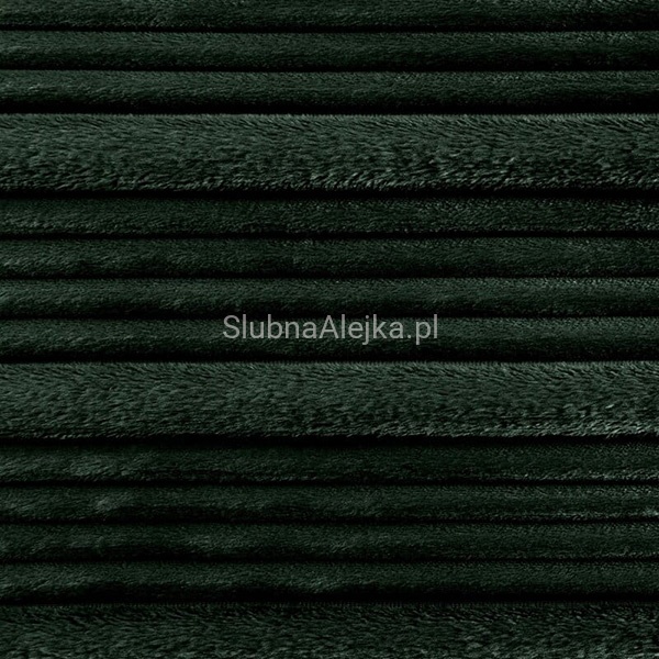 Koc Premium Dwustronny Nina Butelkowa zieleń.3.jpg