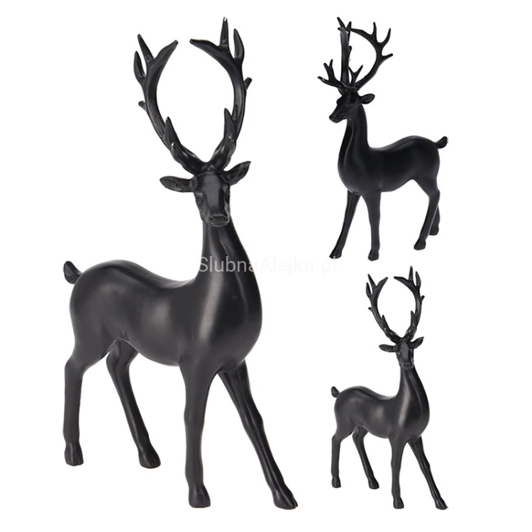 Figurka renifer czarny stojacy 29 cm .jpg