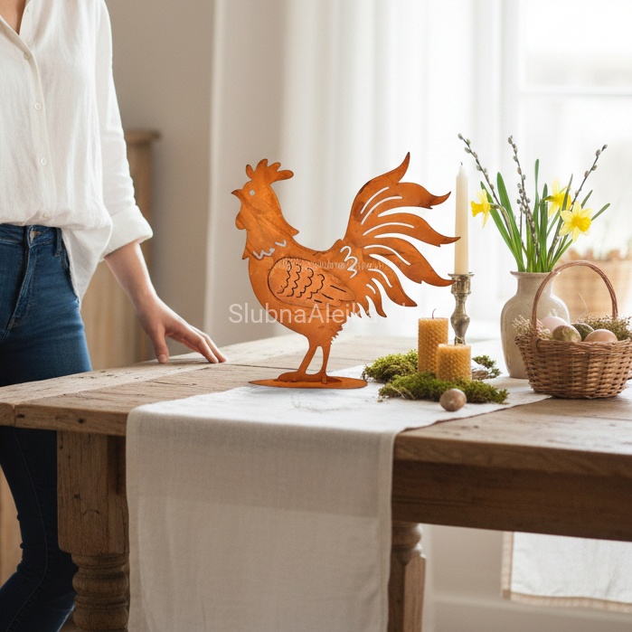 kogut efekt rdzy wielkanoc 20 cm.jpg