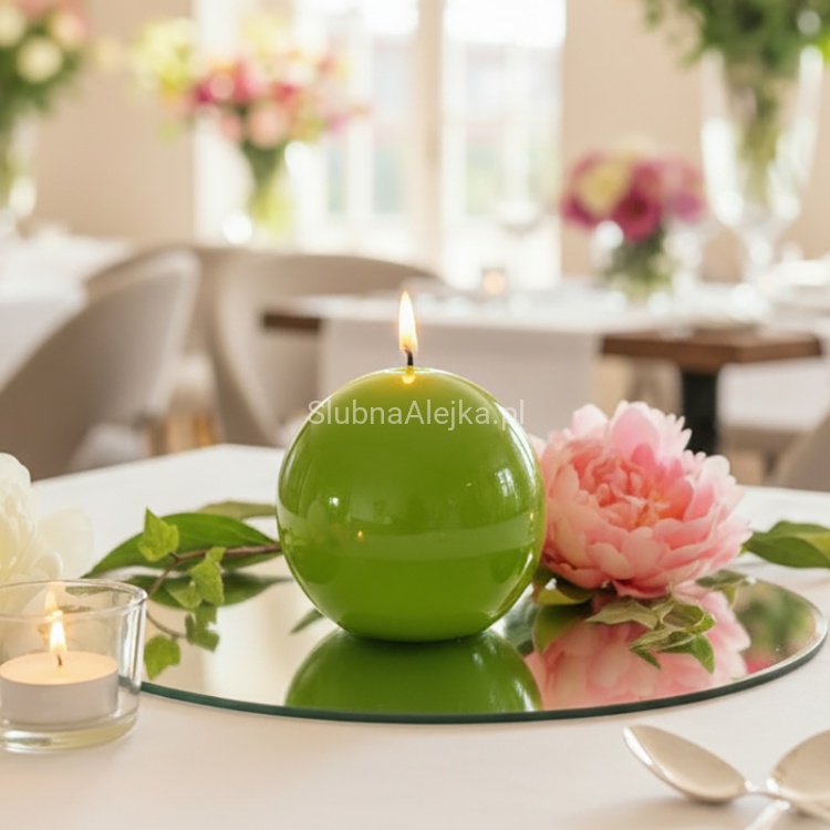 swieca kula lakierowana oliwka fi8 cm.2.jpg