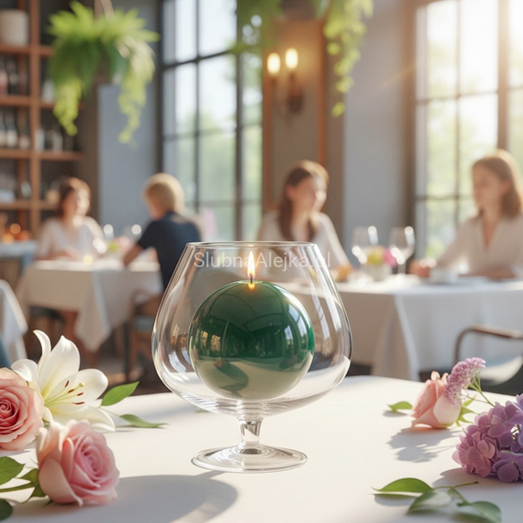 swieca kula lakierowana butelkowa zieleń 8 cm.jpg