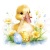 Serwetki papierowe wielkanoc Cute Baby Duck 33x33 cm.jpg