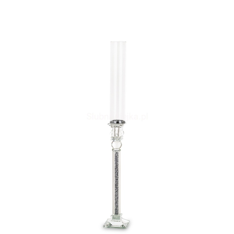 swiecznik szklany na nodze novum 70 cm srebrny.jpg