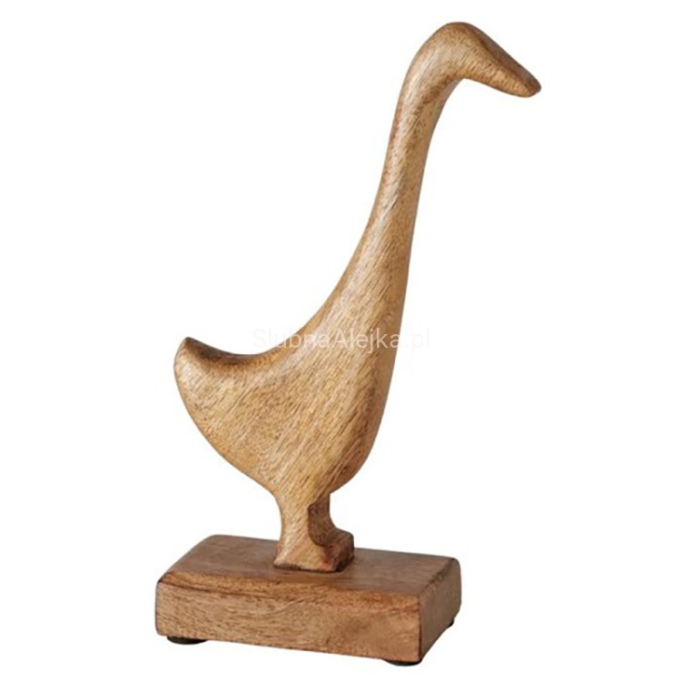 Gęs wielkanocna figurka dekoracyjna z drzewa mango.jpg