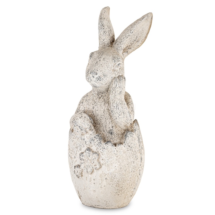 figurka zajac wielkanocny w jajku przecierany 51 cm.jpg