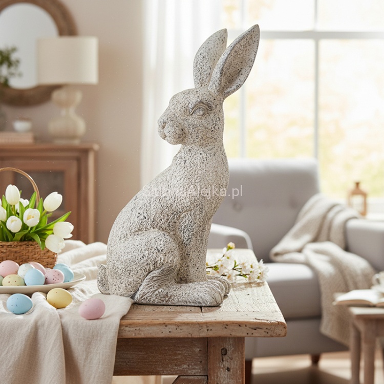 figurka zajac wielkanocny przecierany 53.2.jpg