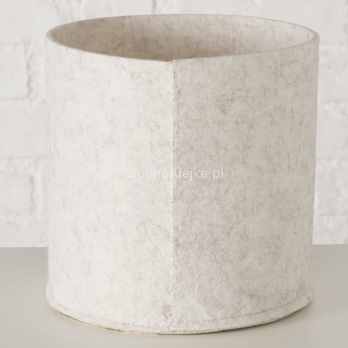 Osłonka filcowa na doniczkę z zajączkiem.2.jpg