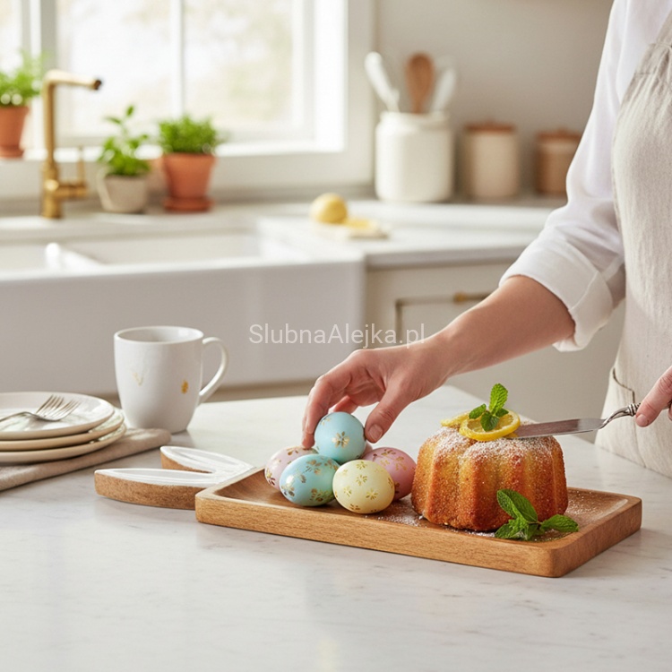 patera wielkanocna z drzewa mango z uszmi zająca.jpg