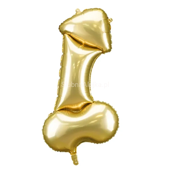 Balon foliowy penis zloty 3.jpg