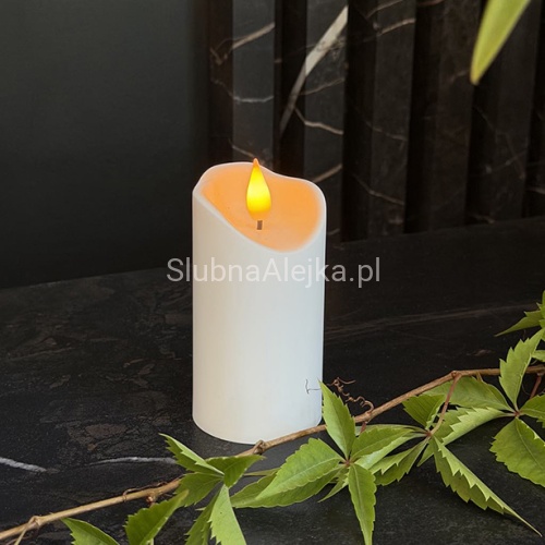 swieca led plomien 10 cm Biały.jpg