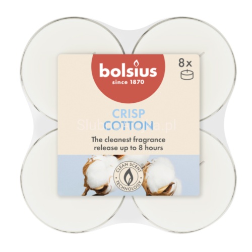 Podgrzewacze Zapachowe Duże True Scents Świeza Bawełna 8szt..jpg