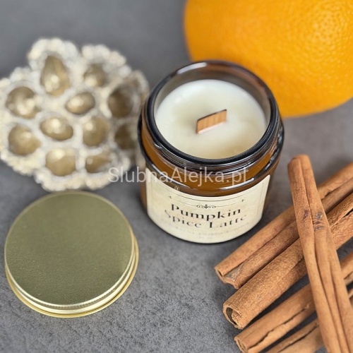Naturalna Świeca Sojowa w Słoiczku pumpkin spice latte 2.jpg