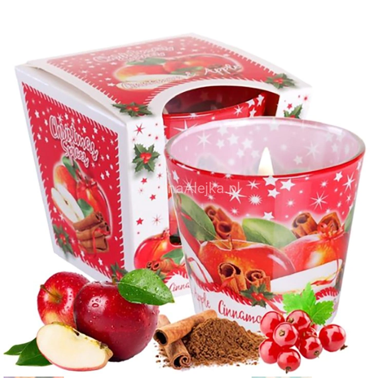 Świeca Zapachowa w Szkle Christmas Spices Cinnamon & Apple.jpg