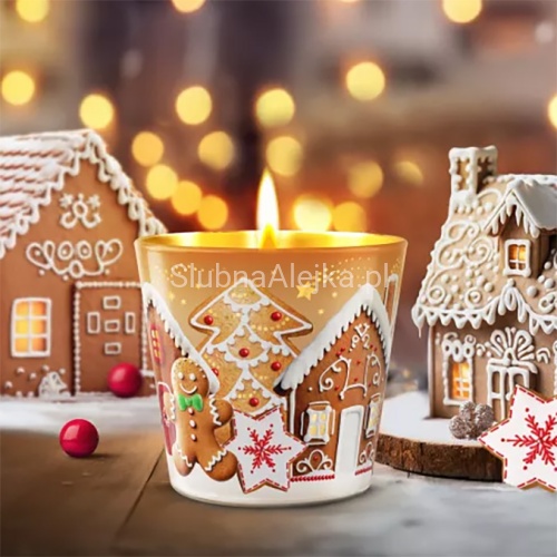swieca zapachowa w szkle gingerbread town.jpg