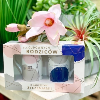 Kubki Podziękowanie dla Cudownych Rodziców 2 szt.