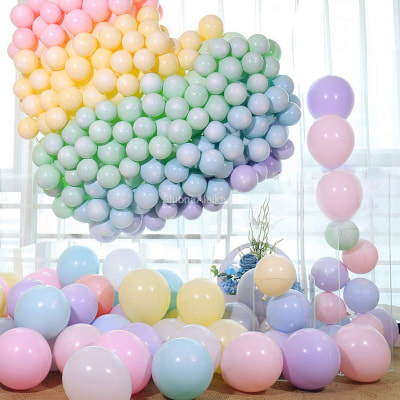 Balony Pastelowe Jasne Strong 12cm Mix Kolorów 100szt.
